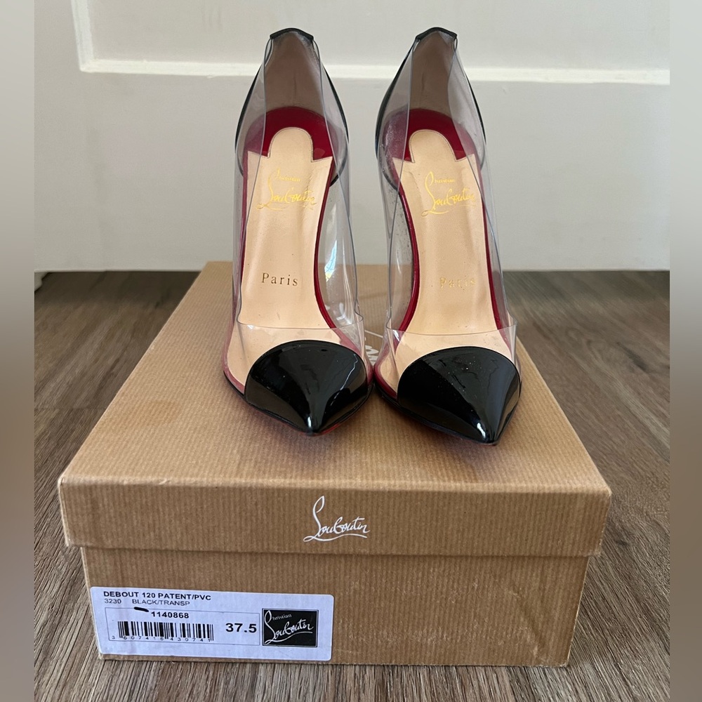 Christian Louboutin Debout 120 Black Patent